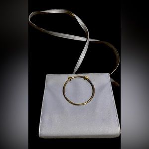 Sky blue medium bag with strap